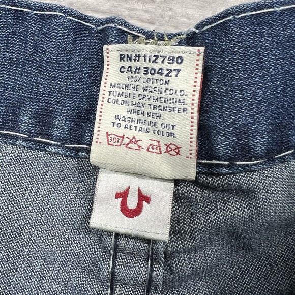 $345 True Religion Billy Big T Jeans 30 Urban Cow Made IN USA NWT Y2K Denim NEW - Picture 4 of 10